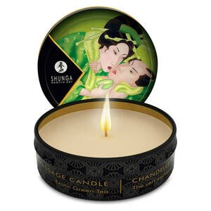 Shunga – masážna sviečka (zelený čaj) – 30ml