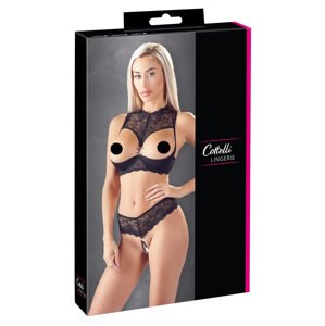 Cottelli - Rhinestone Open Bra Set85B/L