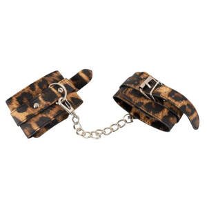 NMC Fetish Excellent Power - putá s kovovou reťazou (leopard)