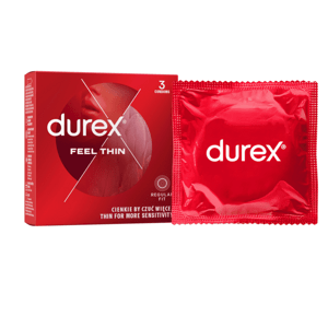 Durex Feel Thin Classic kondómy 3 ks