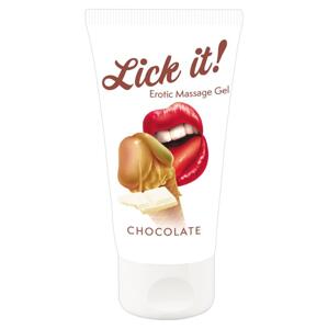 Lick it! Lubrikačný a masážny gél Čokoláda 50 ml