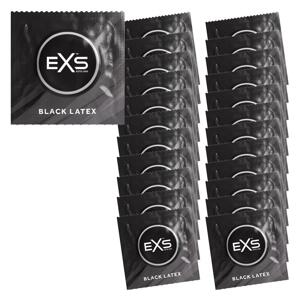 EXS Sada kondómov Black Latex 24 ks