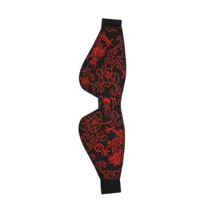 Blaze Deluxe maska čierno-červená