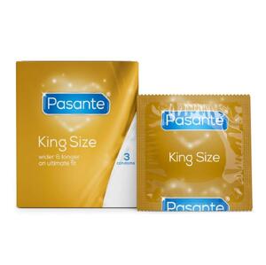 Pasante kondómy King Size 60 mm - 3 ks