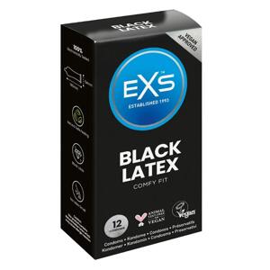 EXS KONDÓMY ČIERNY LATEX 12 KS