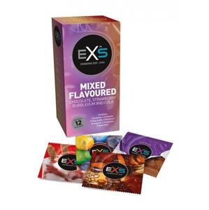 EXS Mixed Flavored Kondómy 12 ks