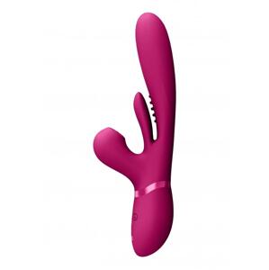 VIVE Kura G-Spot Vibrátor so stimuláciou klitorisu - ružový