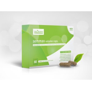VALAVANI SEMMAX 60 kapsúl na zväčšenie objemu spermií 1 balenie 100ml: Akcia 2+1 ZDARMA (180 kapsúl)